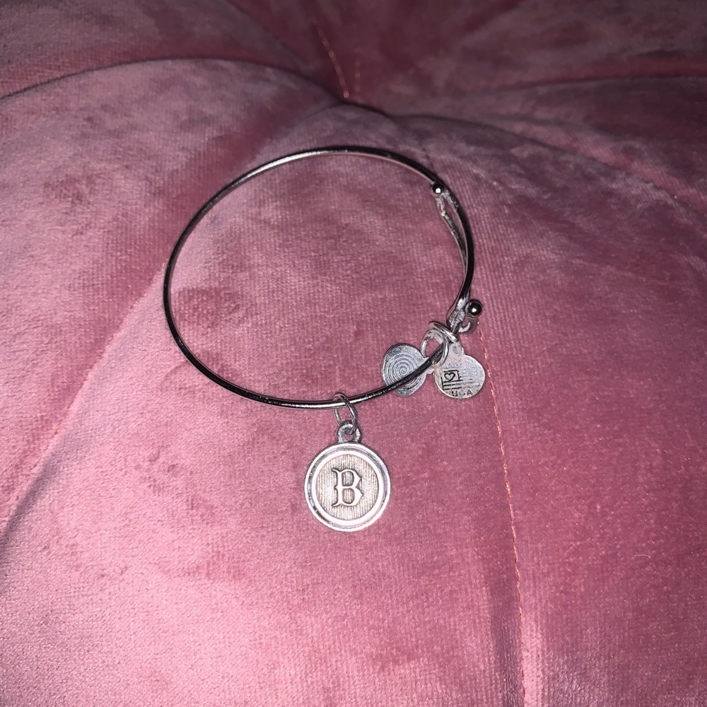 Alex and Ani “B” charm bracelet